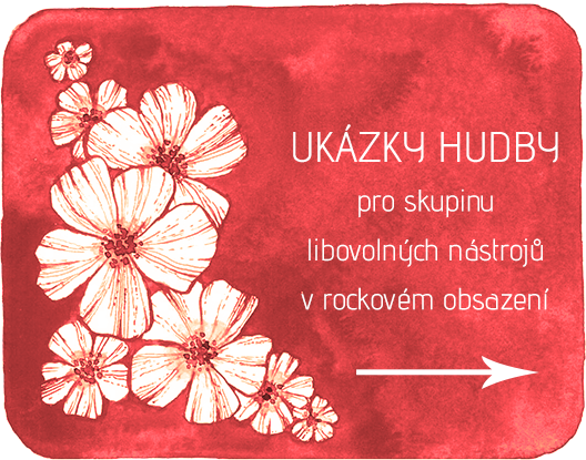 ukázky hudby pro skupinu libovolných nástrojů v rockovém obsazení